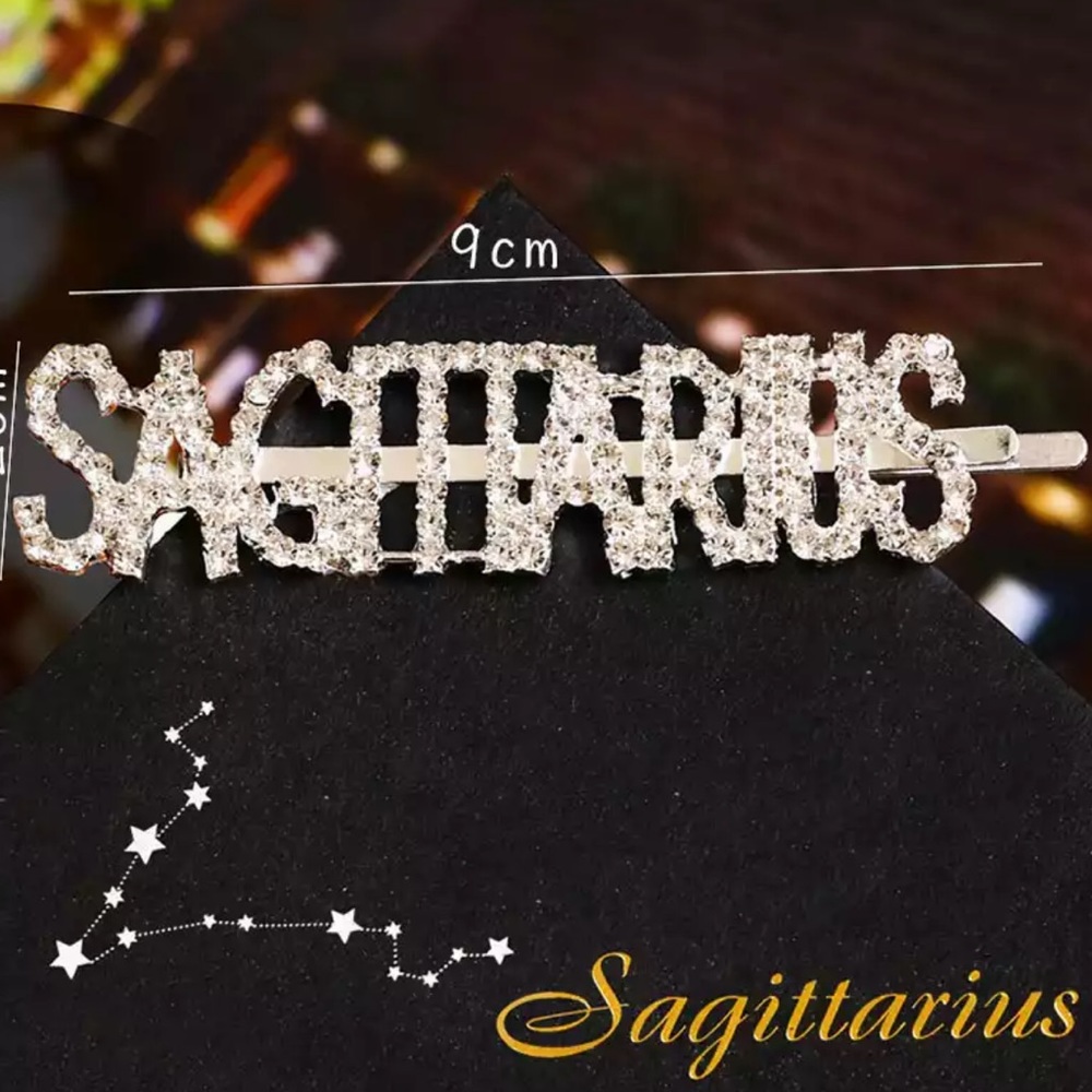 Astrology Bling Hair Clip